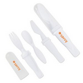 White Plastic Utensil Set